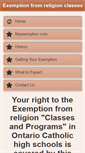 Mobile Screenshot of myexemption.com